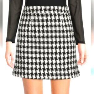 tweed houndstooth mini skirt (SEE DESCRIPTION)